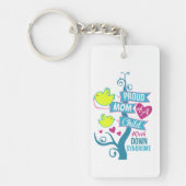 Bewustmaking van het downsyndroom sleutelhanger (Voorkant)