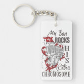 Bewustmaking van het downsyndroom sleutelhanger (Voorkant)