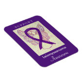 Bewustmaking van het Leiomyosarcomen (LMS) Ribbon  Magneet (Rechterzijde)