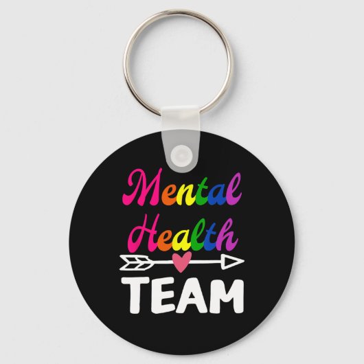 Bewustmaking van het mentaal gezondheidsteam Thera Sleutelhanger (Voorkant)
