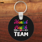 Bewustmaking van het mentaal gezondheidsteam Thera Sleutelhanger (Voorkant)