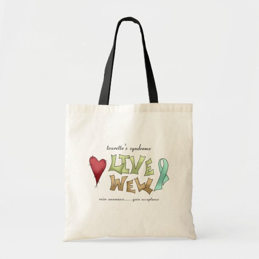 Bewustmaking van het syndroom van Tourette Tote Bag (Voorkant)