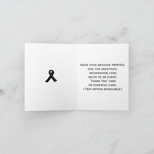 Bewustmaking van huidkanker kaart (Binnen)