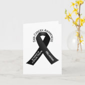 Bewustmaking van huidkanker kaart (Gele Bloem)