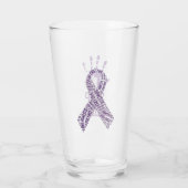 Bewustmaking van huiselijk geweld glas (Achterkant)