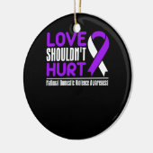 Bewustmaking van huiselijk geweld - Liefde mag gee Keramisch Ornament (Links)