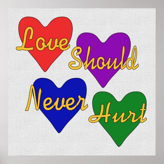 Bewustmaking van huiselijk geweld poster (Voorkant)