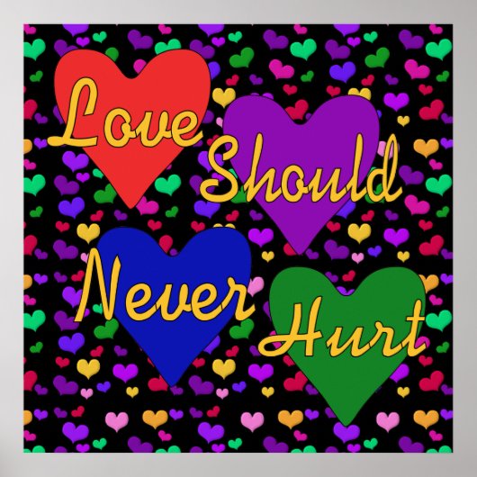 Bewustmaking van huiselijk geweld poster (Voorkant)