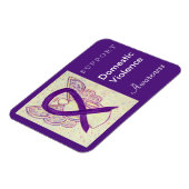 Bewustmaking van huiselijk geweld Ribbon Angel Mag Magneet (Linkerzijde)