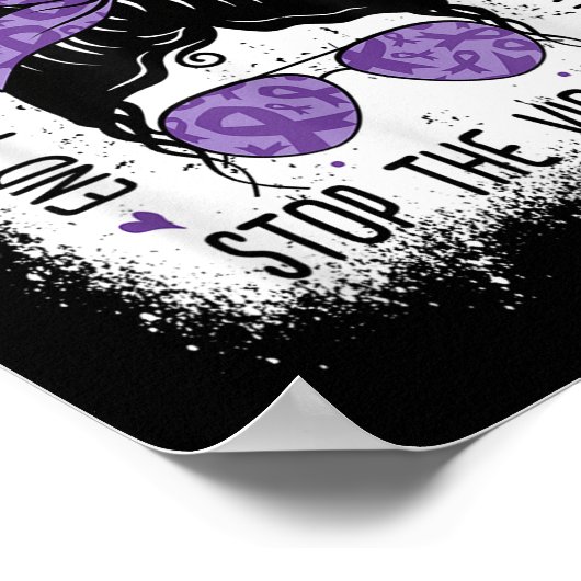 Bewustmaking van huiselijk geweld: stop huiselijk poster (Hoek)