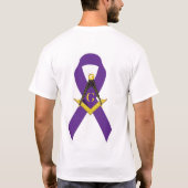 Bewustmaking van huiselijk geweld t-shirt (Achterkant)