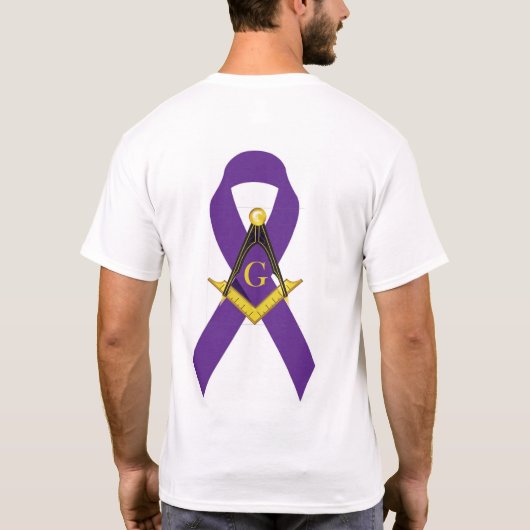 Bewustmaking van huiselijk geweld t-shirt (Achterkant)