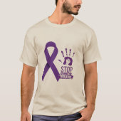 Bewustmaking van huiselijk geweld t-shirt (Voorkant)