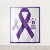 Bewustmaking van huiselijk geweld wandkleed (Voorkant)