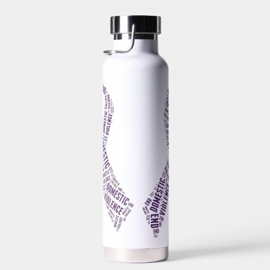 Bewustmaking van huiselijk geweld waterfles (Rechts)