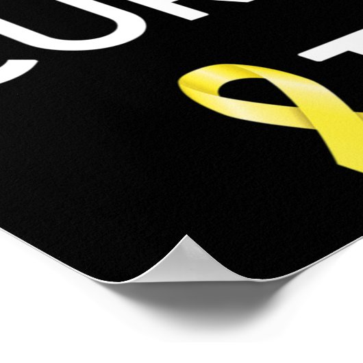 BEWUSTMAKING VAN IT-kinderkanker Poster (Hoek)