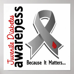Bewustmaking van jeugddiabetes 5 poster