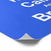 Bewustmaking van kalm en ademhaling Poster voor as (Hoek)