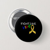 Bewustmaking van Kinder kinderkanker maand G Ronde Button 5,7 Cm (Voorkant /achterkant)