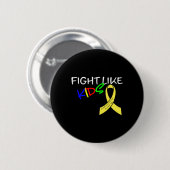Bewustmaking van Kinder kinderkanker maand G Ronde Button 5,7 Cm (Voorkant /achterkant)