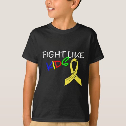 Bewustmaking van Kinder kinderkanker maand G T-shirt (Voorkant)