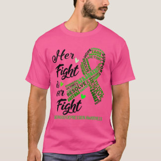 Bewustmaking van kinderdepressie Haar strijd is on T-shirt