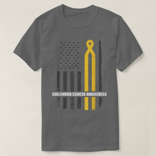 Bewustmaking van kinderkanker - Bestrijding van zi T-shirt (Design voorkant)