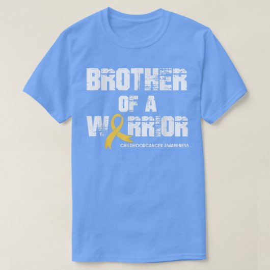 Bewustmaking van kinderkanker Broeder van een aank T-shirt (Design voorkant)