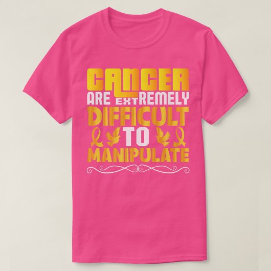 Bewustmaking van kinderkanker Gele ribbo T-shirt (Design voorkant)