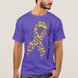 Bewustmaking van kinderkanker in september Draag w T-shirt