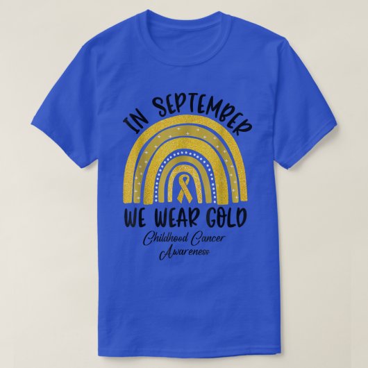 Bewustmaking van kinderkanker in september t-shirt (Design voorkant)