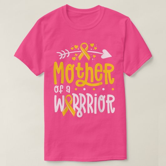 Bewustmaking van kinderkanker Shirt Moeder van een (Design voorkant)
