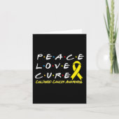 Bewustmaking van kinderkanker Vredesliefdeszorg Kaart (Voorkant)