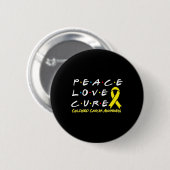 Bewustmaking van kinderkanker Vredesliefdeszorg Ronde Button 5,7 Cm (Voorkant /achterkant)