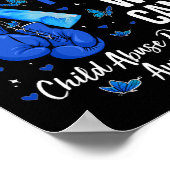 Bewustmaking van kindermisbruikpreventie Borstscho Poster (Hoek)