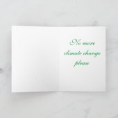 Bewustmaking van klimaatverandering kaart (Binnen)