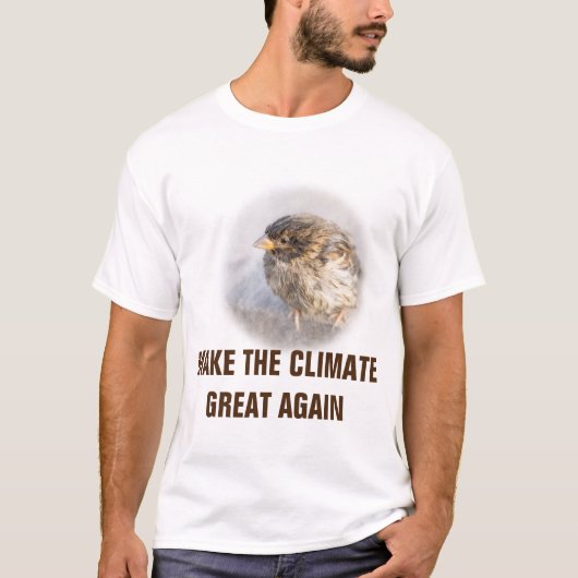 Bewustmaking van klimaatverandering t-shirt (Voorkant)