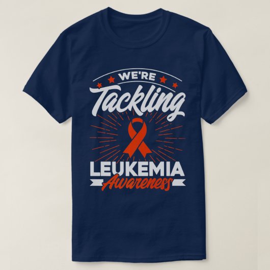 Bewustmaking van leukemie 1 t-shirt (Design voorkant)