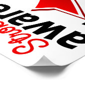 Bewustmaking van lijnen 5 poster (Hoek)