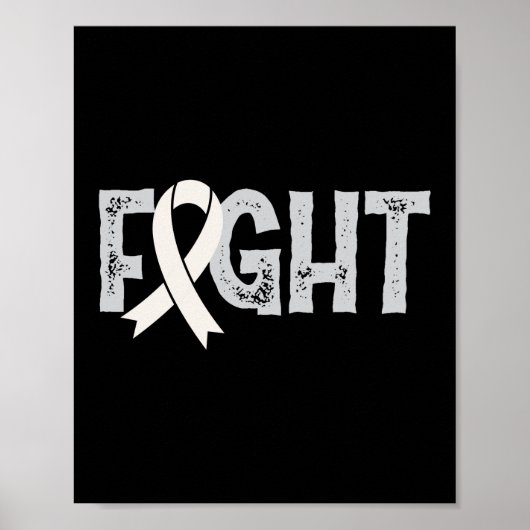 Bewustmaking van Lung-kanker Poster (Voorkant)