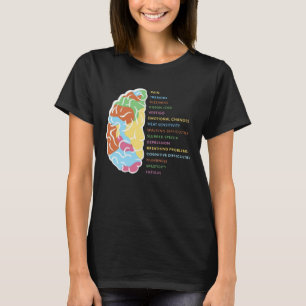 Bewustmaking van multipele sclerose Funny Brain Su T-shirt