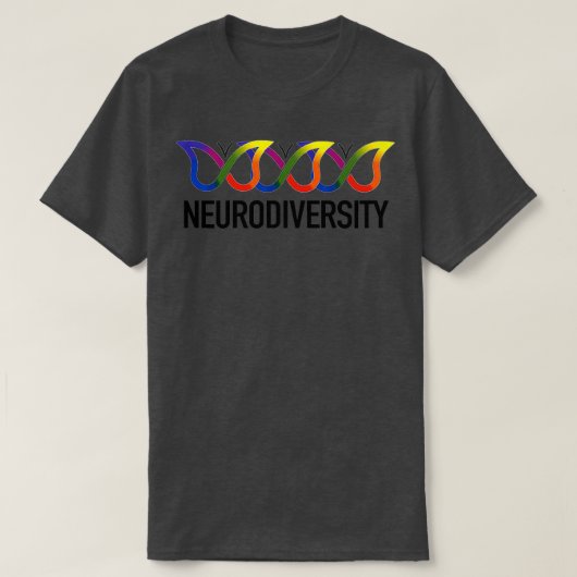 Bewustmaking van neurodiversiteit Autisme 4 T-shirt (Design voorkant)