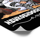 Bewustmaking van neuroendocriene kanker poster (Hoek)