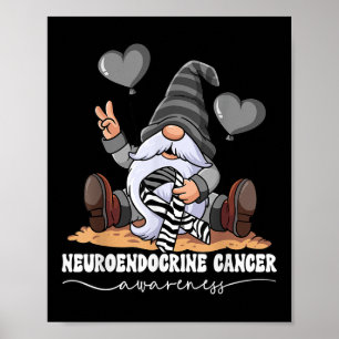 Bewustmaking van neuroendocriene kanker poster