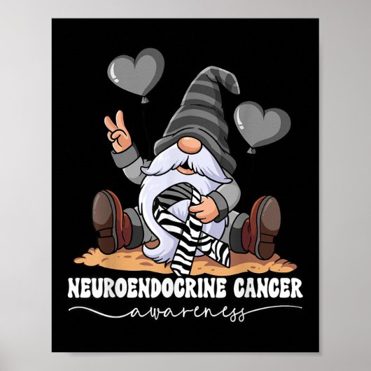 Bewustmaking van neuroendocriene kanker poster (Voorkant)