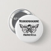 Bewustmaking van neuroendocriene kanker ronde button 5,7 cm (Voorkant /achterkant)
