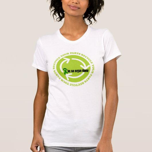 Bewustmaking van orgaandonatie t-shirt (Voorkant)