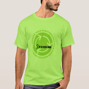 Bewustmaking van orgaandonatie t-shirt