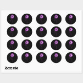 Bewustmaking van overdosering bij langwerpige opio ronde sticker (Vel)