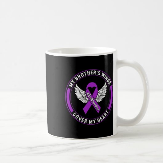 Bewustmaking van overdosering Mijn broer's Wings H Koffiemok (Rechts)